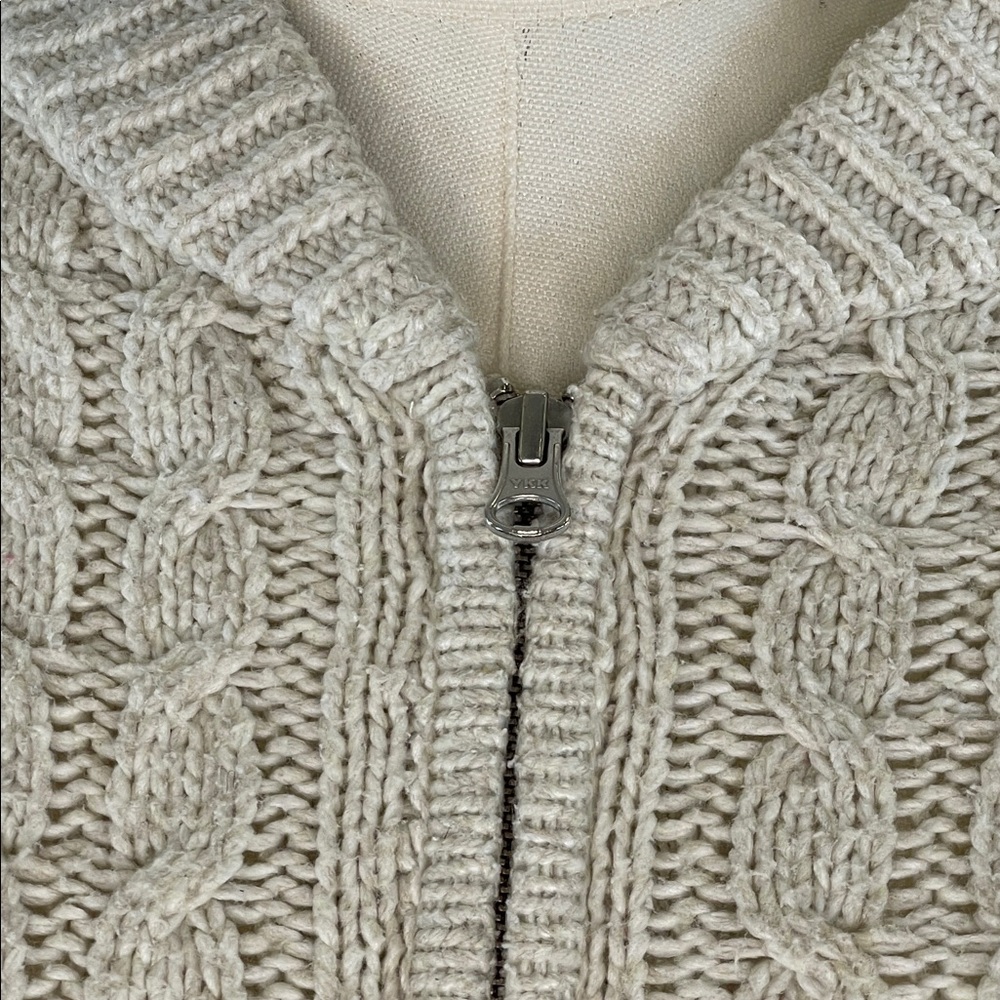 Central Park West Savannah Zip Sweater, XS - Picture 11 of 11
